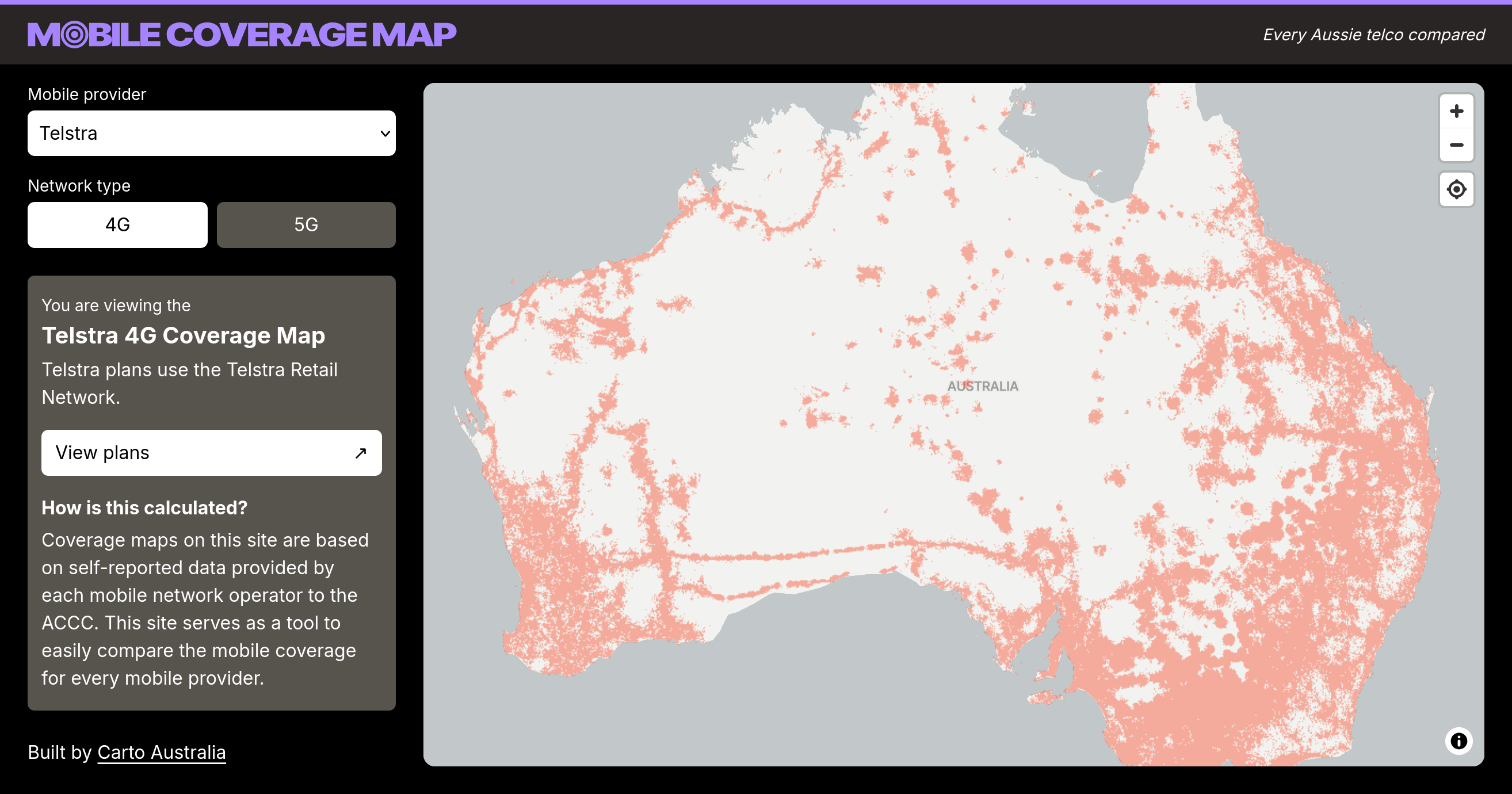 Optus 4G Coverage Map | Mobile Coverage Map